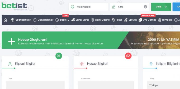 Betist yeni üye